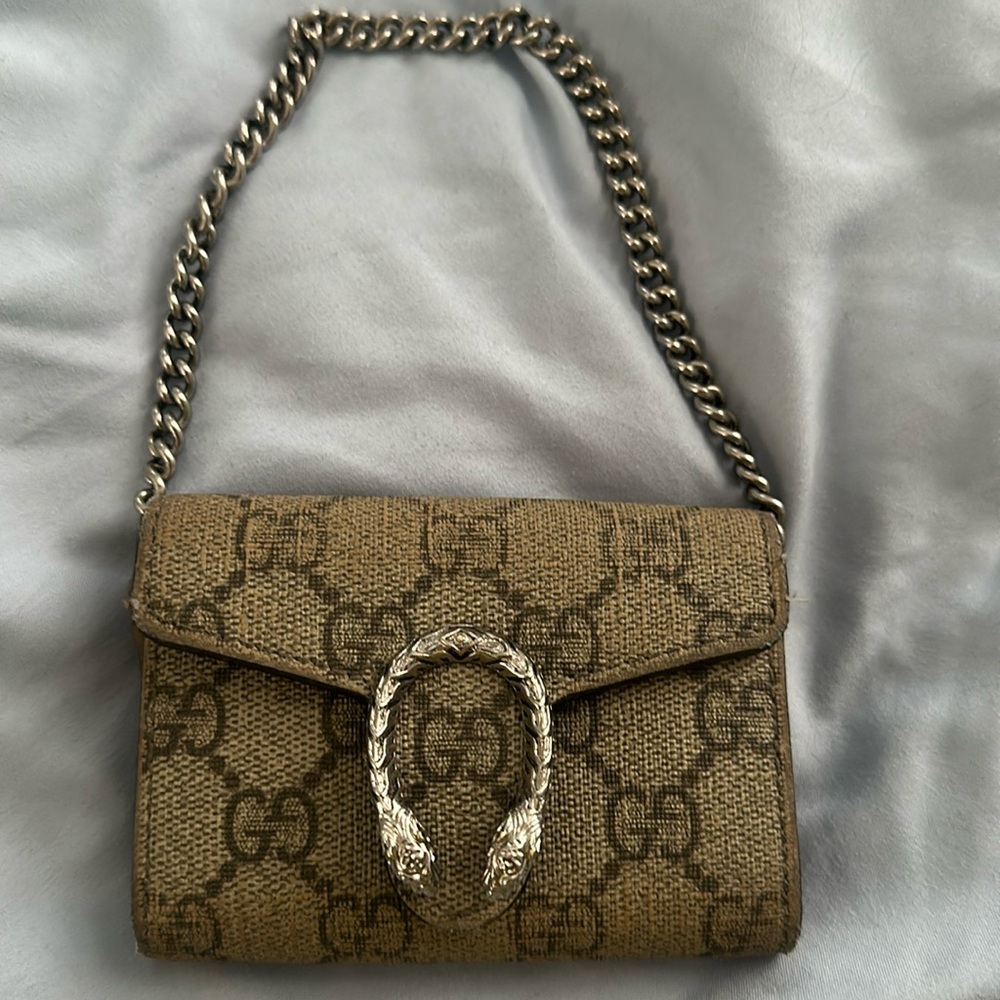 GUCCI DIONYSUS SUPREME GG WALLET/COIN PURSE
